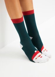 Socken (5er Pack) mit Geschenkkarte und Satinschleife mit Bio-Baumwolle, bpc bonprix collection