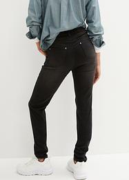 High-Waist-Stretch Thermojeans mit Fleece-Futter und streckenden Nähten, bpc bonprix collection