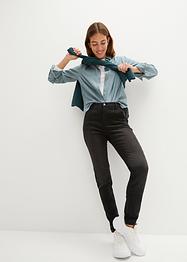 High-Waist-Stretch Thermojeans mit Fleece-Futter und streckenden Nähten, bpc bonprix collection