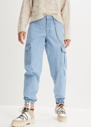 Cargo-Jeans mit Kettendetail, RAINBOW