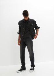 Regular Fit Stretch-Thermojeans, Straight, John Baner JEANSWEAR