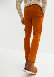 Pantalon taille extensible en velours côtelé légèrement raccourci Regular Fit, Straight, RAINBOW