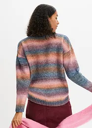 Pullover mit Farbverlauf und Wollanteil, bonprix