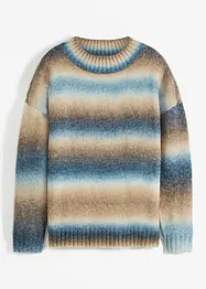 Pull avec dégradé de couleur et teneur en laine, bonprix