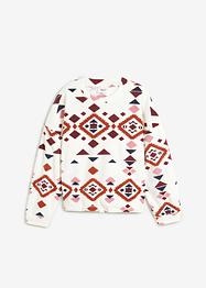 Bedrucktes Teddy-Fleeceshirt, bpc bonprix collection