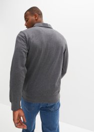 Sweatshirt mit Polo-Kragen mit recyceltem Polyester, bpc bonprix collection