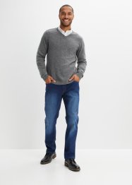 Premium  Woll-Pullover mit Good Cashmere Standard®-Anteil, V-Ausschnitt, bpc selection premium