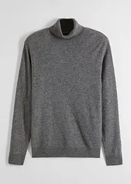 Pull en laine avec teneur en Good Cashmere Standard®, col roulé, bonprix