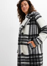 Manteau à carreaux en imitation laine, BODYFLIRT