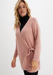 Wickel-Longstrickjacke, BODYFLIRT