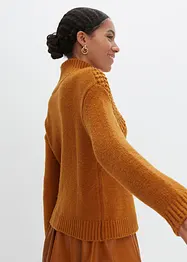 Rollkragenpullover mit Struktur, bonprix