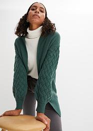 Cardigan mit Zopfmuster, RAINBOW