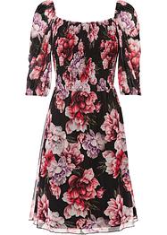 bedrucktes Mesh-Kleid, BODYFLIRT