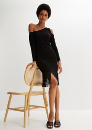 One-Shoulder-Kleid mit Fransen, BODYFLIRT boutique