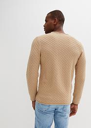 Pullover mit recycelter Baumwolle, John Baner JEANSWEAR