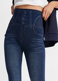 Legging sculptant sans coutures imitation jean, effet sculptant fort, bonprix