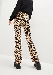 Pantalon extensible à imprimé léopard, bpc selection