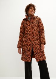 Manteau matelassé avec imprimé velours léopard, bpc selection