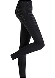 Legging sculptant sans coutures imitation jean, effet sculptant fort, bonprix