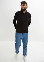 Gilet zippé en maille, bonprix