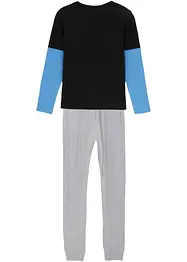Pyjama mit weicher Bio-Baumwolle (2-tlg. Set), bonprix