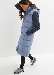 Veste longue fonctionnelle sans manches matelassée avec technologie thermo-isolante, bonprix