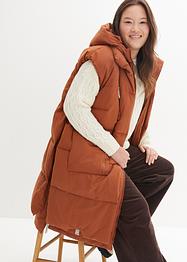 Veste sans manches bouffante oversize en polyester recyclé avec capuche, bpc bonprix collection