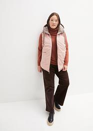 Veste sans manches matelassée réversible avec capuche en polyester recyclé, bpc bonprix collection