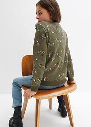 Mädchen Sweatshirt mit Volant, bpc bonprix collection