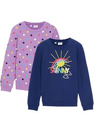 Mädchen Sweatshirt (2er Pack), bpc bonprix collection