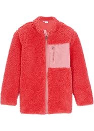 Kinder Teddy-Fleecejacke mit Brusttasche, bpc bonprix collection