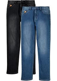 Lot de 2 jeans extensibles Classic Fit, Tapered, John Baner JEANSWEAR