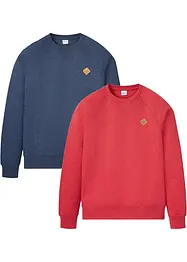 Lot de 2 sweat-shirts, bonprix