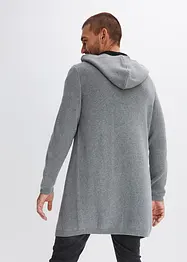 Kapuzen-Strickjacke aus reiner Baumwolle, bonprix