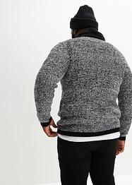 Pullover mit Schalkragen, RAINBOW