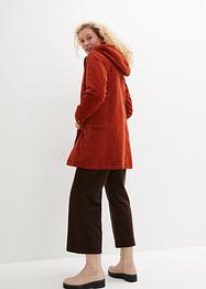 Warmer Cord-Parka mit Teddy-Futter in der Kapuze, in A-Linie, bpc bonprix collection