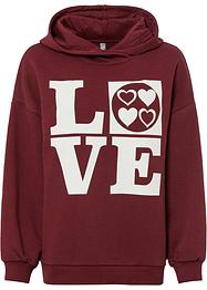 Sweat-shirt à capuche oversized, RAINBOW