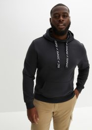Sweat-shirt à capuche avec détails sportifs en coton, bpc bonprix collection