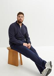 Pantalon fonctionnel étanche en twill extensible avec ceinture, Straight, bpc bonprix collection