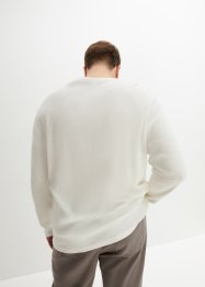 Waffelpique-Langarmshirt aus Bio-Baumwolle, bpc bonprix collection