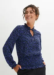 Bluse mit Smockeinsatz, bonprix