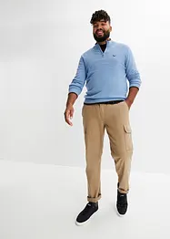 Troyer Pullover mit recycelter Baumwolle, bonprix