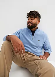 Troyer Pullover mit recycelter Baumwolle, bonprix