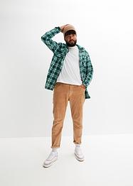 Chemise manches longues en flanelle avec capuche sweat amovible, John Baner JEANSWEAR