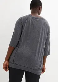 T-Shirt mit ¾-Arm, Oversize, bonprix