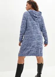 Kapuzen-Strickkleid mit Zopfmuster, bonprix