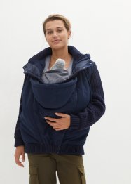 Veste de grossesse/portage avec manches en maille et capuche, bpc bonprix collection
