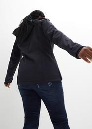 Veste longue softshell fonctionnelle avec polaire peluche, bpc bonprix collection