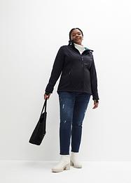 Veste longue softshell fonctionnelle avec polaire peluche, bpc bonprix collection