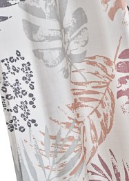 Vorhang aus recyceltem Polyester mit Blätterdruck (1er Pack), bpc living bonprix collection